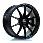 BOLA Wheels FLB 19x8.5 5x115 ET25-45 GLOSS BLACK
