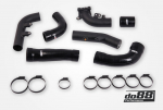 DO88 Toyota Yaris GR Pressure pipes for do88 IC. Black hoses