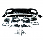 MERCEDES A-CLASS W177 2018-CURRENT GLOSS BLACK QUAD TIP DIFFUSER
