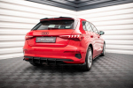 Maxton Design Street Pro Rear Valance + Flaps Audi A3 Sportback 8Y AUA38YCNC-RS1B+RSF1G