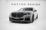 Maxton Design Prepreg Carbon Fiber Front Splitter + ABS Splitter BMW 7 M-Pack G11 Facelift CF-BM-7-11F-MPACK-FD1-245-P+FD1RG