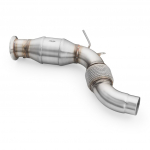 RM Motors Downpipe BMW F06, F12, F13 640d/dx N57Z with catalyst