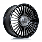 JUDD Wheels JSF9 22x9 5x115 ET15-45 GLOSS BLACK TITANIUM BRUSHED 15.97kg