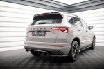 Maxton Design Rear Splitter (with vertical bars) Skoda Karoq Sportline Mk1 Facelift SK-KA-1F-SL-RD1G+RD2G