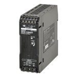 Omron S8VK-C06024 Kompakti&scaron;kas maitinimo &scaron;altinis, Lite, 60W, 24VDC , 2.5A, montuojamas ant DIN bėgelio
