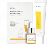 iUNIK Propolis Vitamin Eye Cream Set paakių kremo ir veido serumo rinkinys