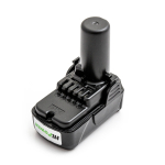 Hitachi BCL1015, BCL1030, BCL1030M, BCL1030A 10.8V 2.5Ah Li-Ion akumuliatorius, skirtas elektriniams įrankiams CJ10DL, DS10DFL, FCG 10DL, FCH 10DL, FDS10DFL, GP10DL
