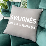 Dekoratyvinė pagalvėlė "Svajonės pildosi"