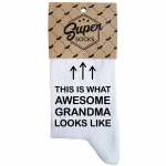 Moteri&scaron;kos kojinės &bdquo;Awesome grandma&ldquo;