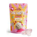 STAR CANDIES &scaron;altyje džiovinti vaniliniai ledai su kietuoju sūriu ir spanguolėmis, 50g