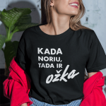 Moteri&scaron;ki mar&scaron;kinėliai "Kada noriu, tada ir OŽKA"