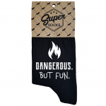 Moteri&scaron;kos kojinės &bdquo;Dangerous.But fun&ldquo;
