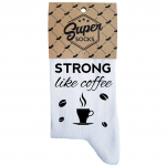 Moteri&scaron;kos kojinės &bdquo;Strong like coffee&ldquo;