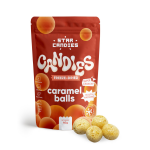 STAR CANDIES &scaron;altyje džiovinti saldainiai "Caramel balls", 40g