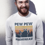 Džemperis "Pew Pew Madafakas" (be kapi&scaron;ono)