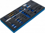 Kaitinimo žvakių i&scaron;ėmimo ir jų sriegio remonto komplektas | M8 / M10 | 17 vnt. (8297)