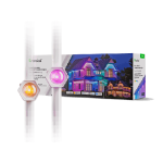Lauko &scaron;viestuvų sistema Nanoleaf Smart Multicolor Permanent Outdoor Lights Smarter Kit, 15 m