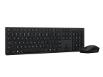 Klaviatūros ir pelės komplektas Lenovo Professional Wireless Rechargeable Combo Keyboard and Mouse, 2 dalių