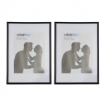 Rinkinys i&scaron; 2 nuotraukų rėmelių 31x21x2cm., juodos/baltos spalvos