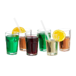 Geriamosios stiklinės Relaxdays, 6 vnt, 7,2 &times; 12 &times; 7,2 cm