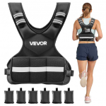 Reguliuojamo svorio liemenė VEVOR JS-VEST006-3, 6 svorio paketai, 410 &times; 400 &times; 70 mm
