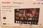 QLED i&scaron;manusis televizorius Sharp 50HR7265E, 50 colių, 144 Hz, Google TV, 111,1 &times; 70,4 &times; 26 cm
