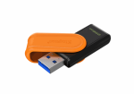 USB atmintinė Kingston DataTraveler Exodia S, 256 GB, juoda/oranžinė
