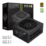 Maitinimo &scaron;altinis Gamemax GS 750G, 750 W, SFX, visi&scaron;kai modulinis