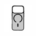 Dėklas - Roobix Dusky MagSafe Dėklas iPhone 17 Pro TPU, PC, Matinė Juoda