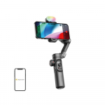 Gimbal Stabilizatorius - AOCHUAN XE 3-A&scaron;ių Stabilizavimas, 7-Spalvų RGB Ap&scaron;vietimas, 8&ndash;10 Valandų Baterijos Gyvavimo Trukmė, Juoda