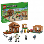 Žaislai, Žaidimai ir Kolekcionavimas - LEGO Minecraft 21596 Evoker Village Attack Set 607 Pieces Multicolor