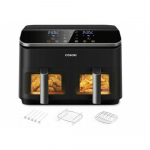 Oro Fryeris - COSORI Dual Basket Chef Edition 8.5L, 230&deg;C, 8 Virimo Programų Juodas