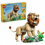Konstruktorius - LEGO Creator 3 In 1 31386 Wild Animals 839 Pieces Majestic Lion Model Multicolor