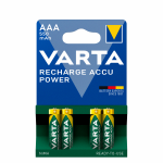 Baterija - Varta AAA Įkraunama ACCU Power 550mAh 4 Pakas