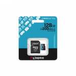 Atminties Kortelė - Kingston 128GB microSDXC Canvas Go Plus 200MB/s A2 U3 V30 + Adapteris