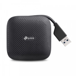 USB &Scaron;akotuvas - TP-Link UH400 USB 3.2 Gen 1 (3.1 Gen 1) Type-A 5000 Mbit/ai Juoda