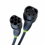 Elektrinis Automobilio Įkroviklis - Green Cell Evkabgc01 Juodas 3m/5m Type 2