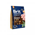 &Scaron;unų Maistas - Brit Premium Suaugusiųjų Vi&scaron;tiena 3 Kg
