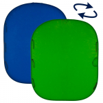 Backdrop - Lastolite Chromakey 1.5x1.8m Dvipusis Mėlynas/Zalias