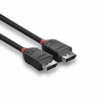 Kabelis - Lindy 5m DisplayPort 2.1 54Gbps 16K 60Hz Juodas