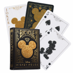 Bicycle Disney Mickey Mouse Kortos (Juodos Ir Auksinės)
