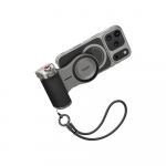 Kameros Laikiklis - Telesin Master Grip Mount for iPhone 17 Pro, MagSafe, 3200 mAh, Au&scaron;inimo Sistema, Juoda