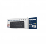 Klaviatūra - Gembird KB-MCH-05 Slim Wired Multimedia Klaviatūra, 104 Klavi&scaron;ai, 1.80 m USB, Juoda