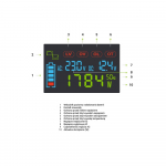 Automobilinis Inverteris - Green Cell PowerInverter 2000W 12V į 230V su LCD Ekranu