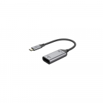 Adapteris USB-C (M) - DisplayPort (F), 4K/60Hz, su paauksuotomis jungtimis