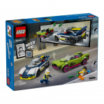 Konstruktorius - LEGO City policijos ir sportinio automobilio gaudynės 213 dalių