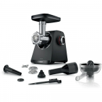 Mėsos Malimo Ma&scaron;ina - Bosch MFWS430B 1900W 2.5kg/min Juoda, Sidabrinė