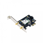 Tinklo Plok&scaron;tė - ASUS PCE-BE6500 WiFi 7 PCIe 2.8 Gbps Bluetooth 5.4 WPA3