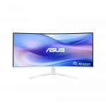 Monitorius - ASUS VU34WCIP-W 34", Lenktas, 3440x1440, 3000:1, HDMI/DP/USB-C, Baltas