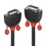 Vaizdo Kabelis - LINDY Black Line DVI-D Single Link, M/M, 1920x1200 60Hz, 10 m, Juodas